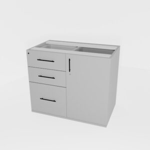 Pedenza, 1 Hinge Door, 2 Drawer, 1 Filer