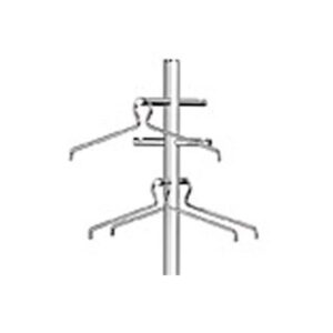 Chrome Hangers For Coat and Hat Stands