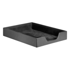Executive Leather Letter Tray