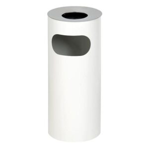 Stainless Steel Standing Ashtray Litter Bin Solid