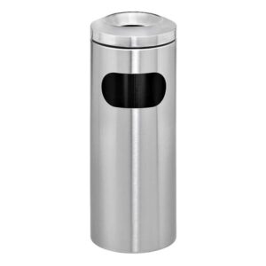 Innovation Ashtray Litter Bin With Cut Out And Galvanized Ash Holder