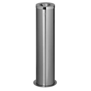 Wide Ashtray Litter Pillar With Ash Holder No Cut Out