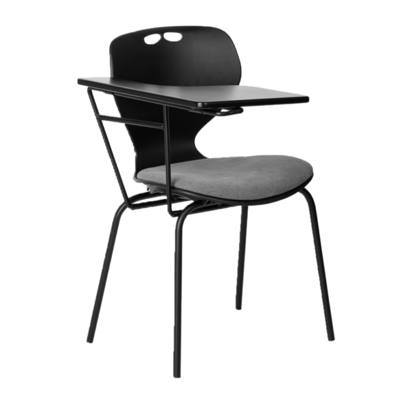 Forte Four Legged Chair with Writing Tablet